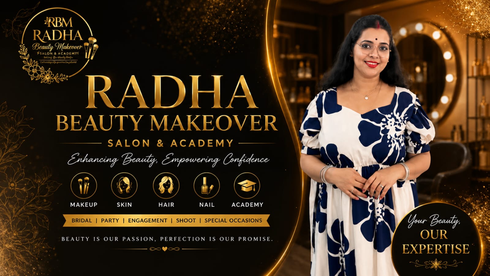 Radha Beauty Makeover